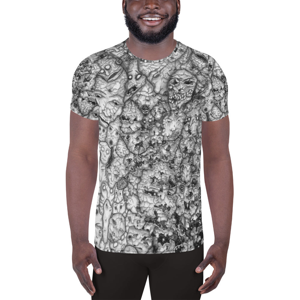 1000 Faces - All-Over Print Men's Athletic T-shirt – Lux Abruptum